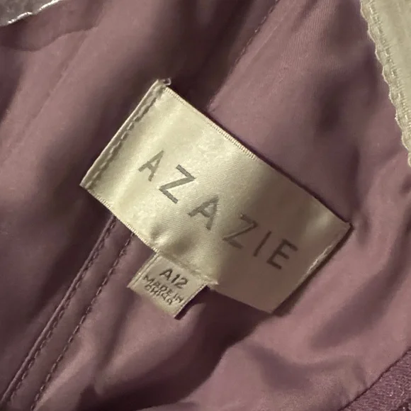 Azazie Strapless Lavender Dress - Picture 5 of 11